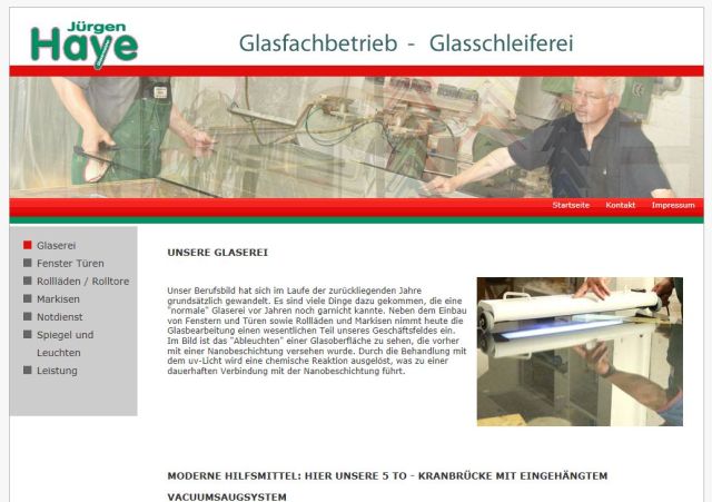 Glaserei  Haye Heiligenhafen Fenster und Glastechnik Notdienst